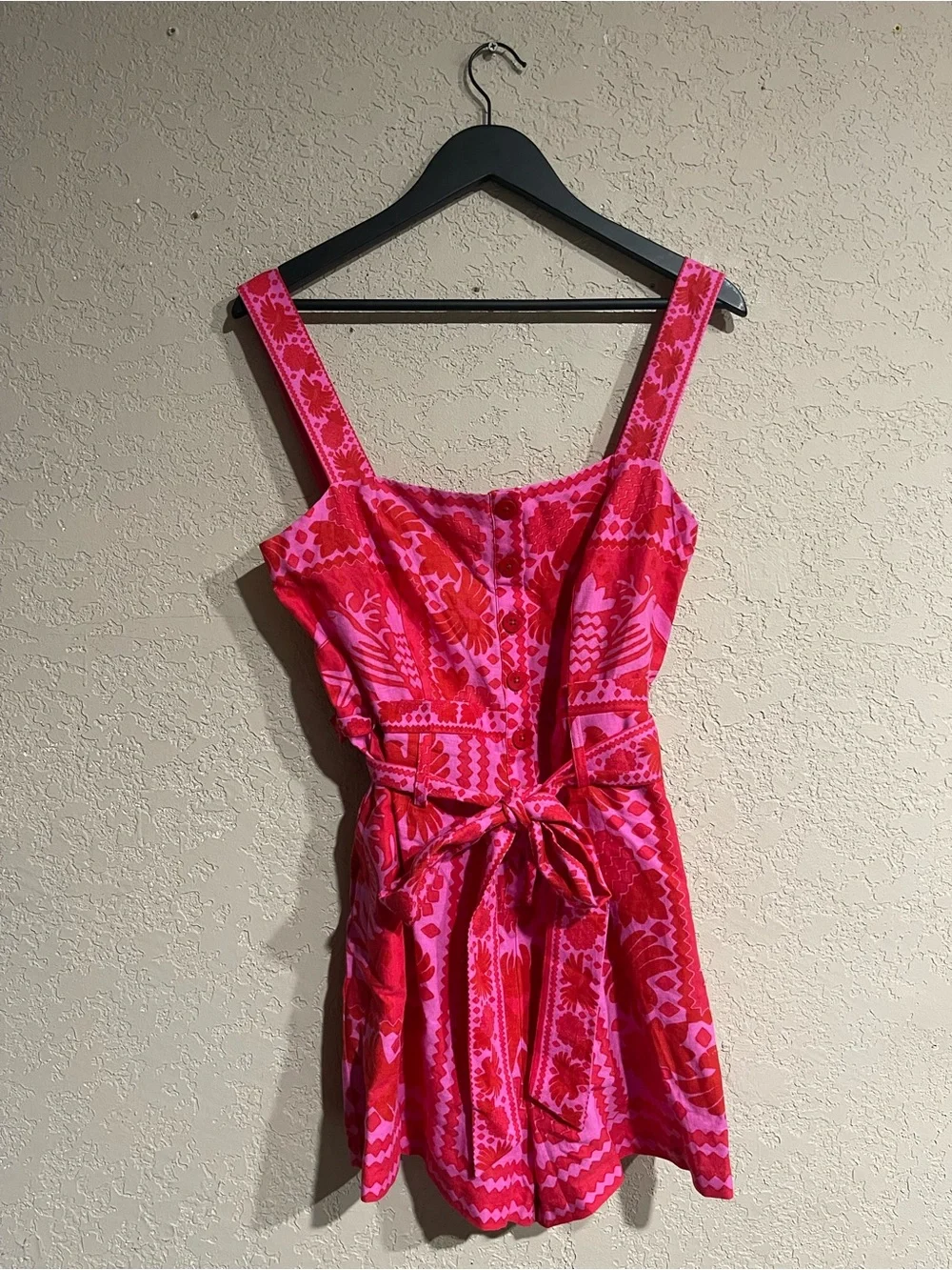 Farm Rio | NWT! Jungle Scarf Romper Size: Medium - Picture 3 of 5